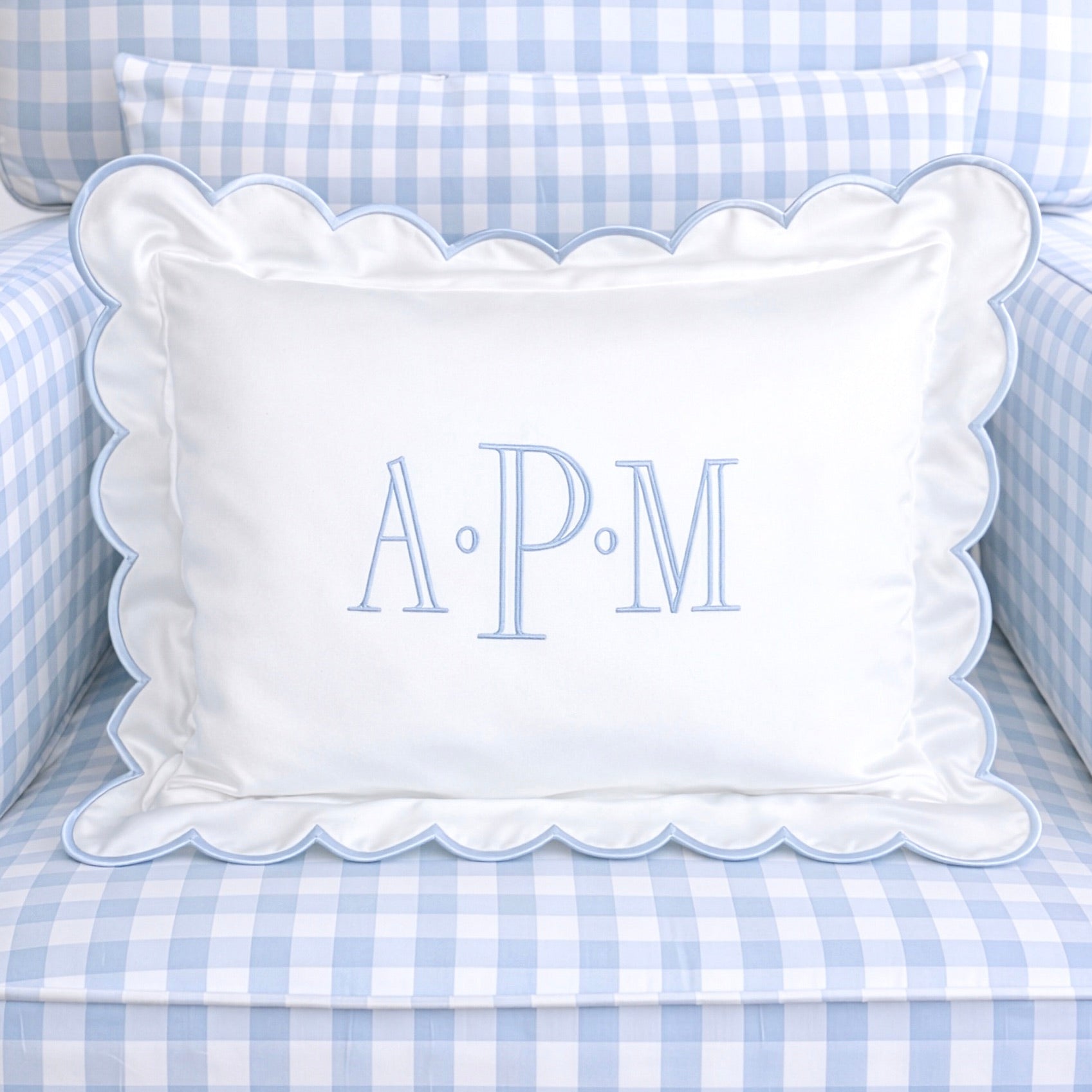 Embroidered Baby Pillow Personalized Scallop Pillow Sham, Baby Decor Personalized Monogram Nursery Pillow, nursery decor, embroidered baby name, embroidered baby girl pillow sham, baby gift, machine embroidered gifts baby, embroidered letter pillow, embroidered initial pillow, embroidered monogram pillow, childrens embroidered pillow, small embroidered pillow, embroidered name pillow, embroidered baby pillow, embroidered pillow custom, embroidered pillow sham