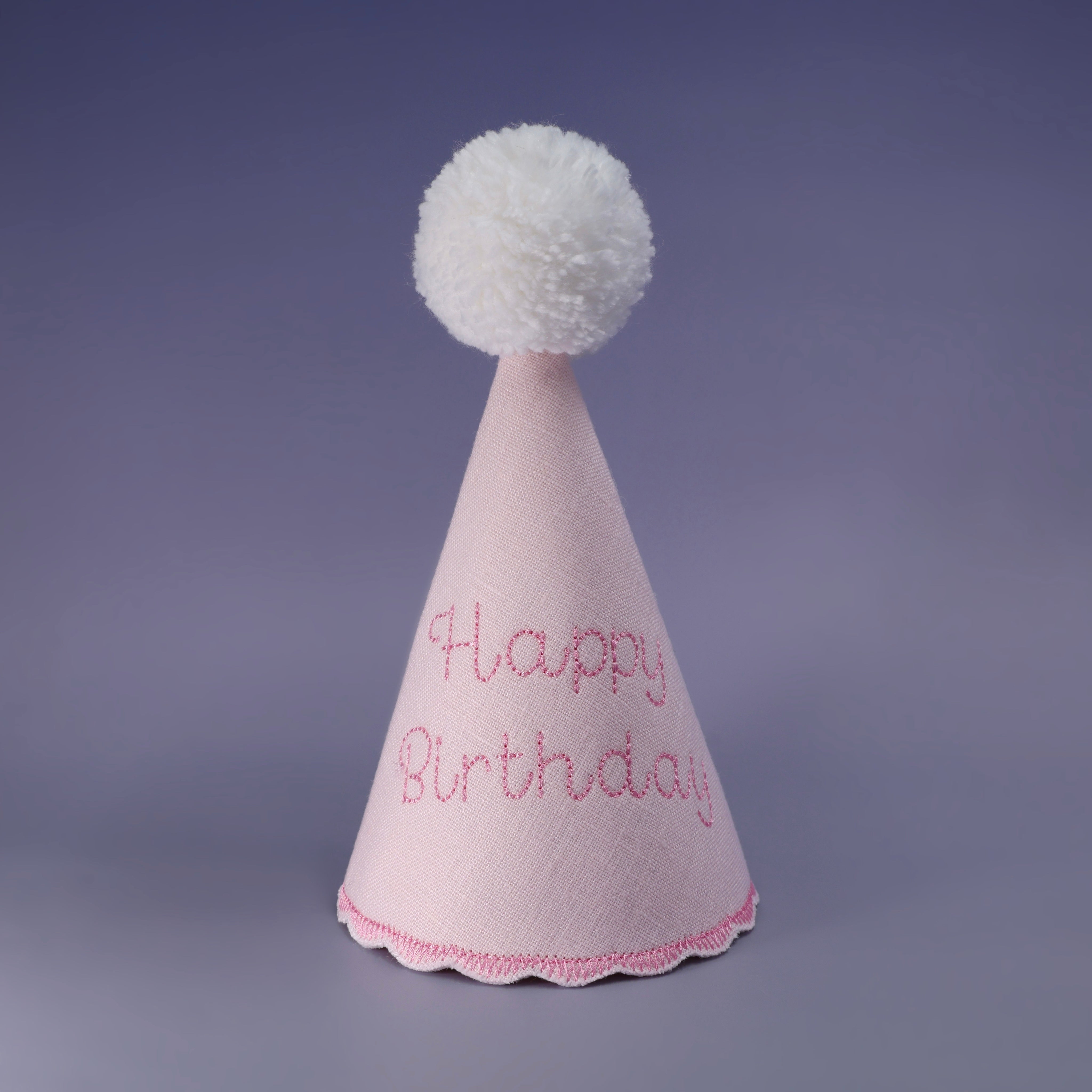kids birthday hat, kids birthday party, 1st birthday hat, one birthday hat, first birthday hat, linen birthday hat, baby birthday hat, childs birthday hat, fabric birthday hat, toddler birthday hat, custom birthday hat, pastel birthday hat, customized birthday hat, personalized birthday hat, embroidered birthday hat, pink birthday hat