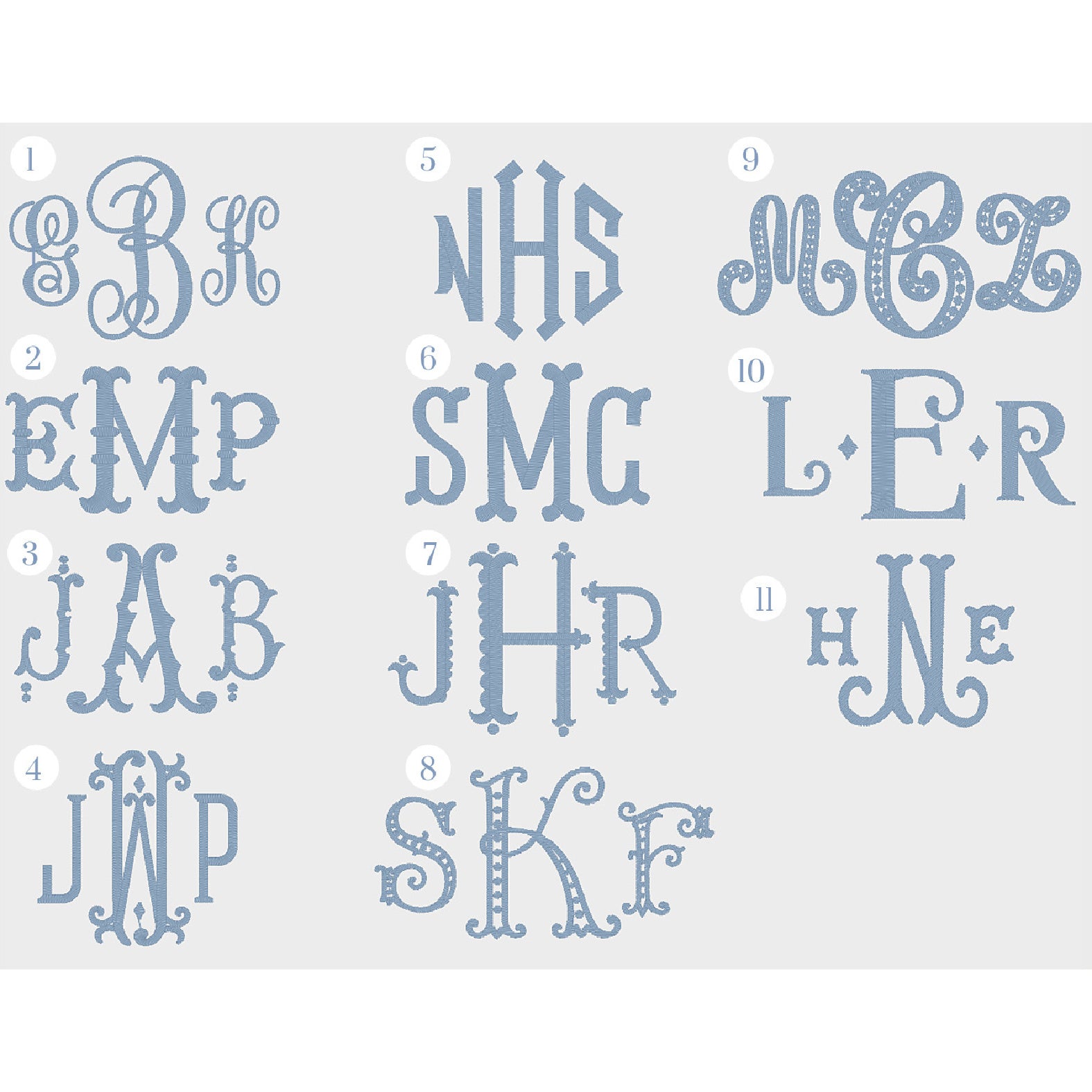 Name Embroidered Baby Pillow Blue