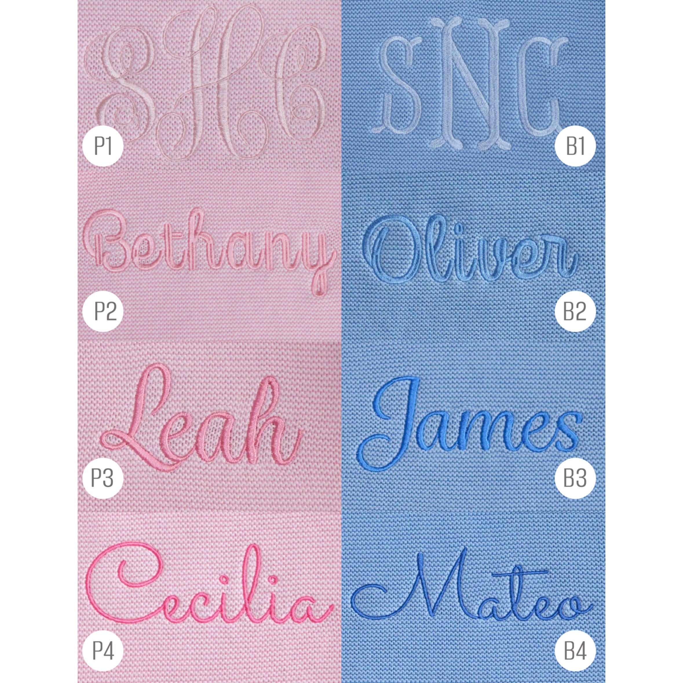 Embroidered Baby Cotton Blanket