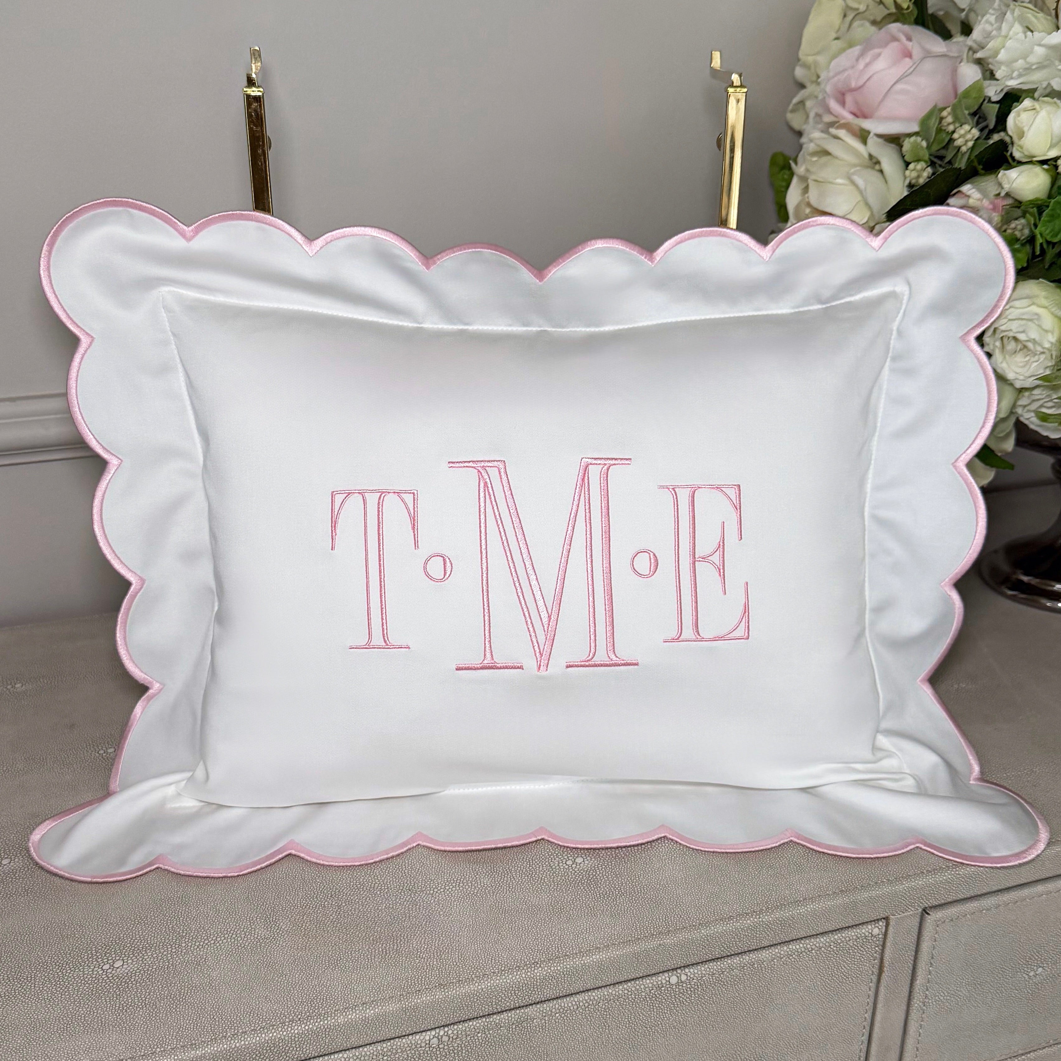 Embroidered Baby Pillow Personalized Scallop Pillow Sham, Baby Decor Personalized Monogram Nursery Pillow, nursery decor, embroidered baby name, embroidered baby girl pillow sham, baby gift, machine embroidered gifts baby, embroidered letter pillow, embroidered initial pillow, embroidered monogram pillow, childrens embroidered pillow, small embroidered pillow, embroidered name pillow, embroidered baby pillow, embroidered pillow custom, embroidered pillow sham