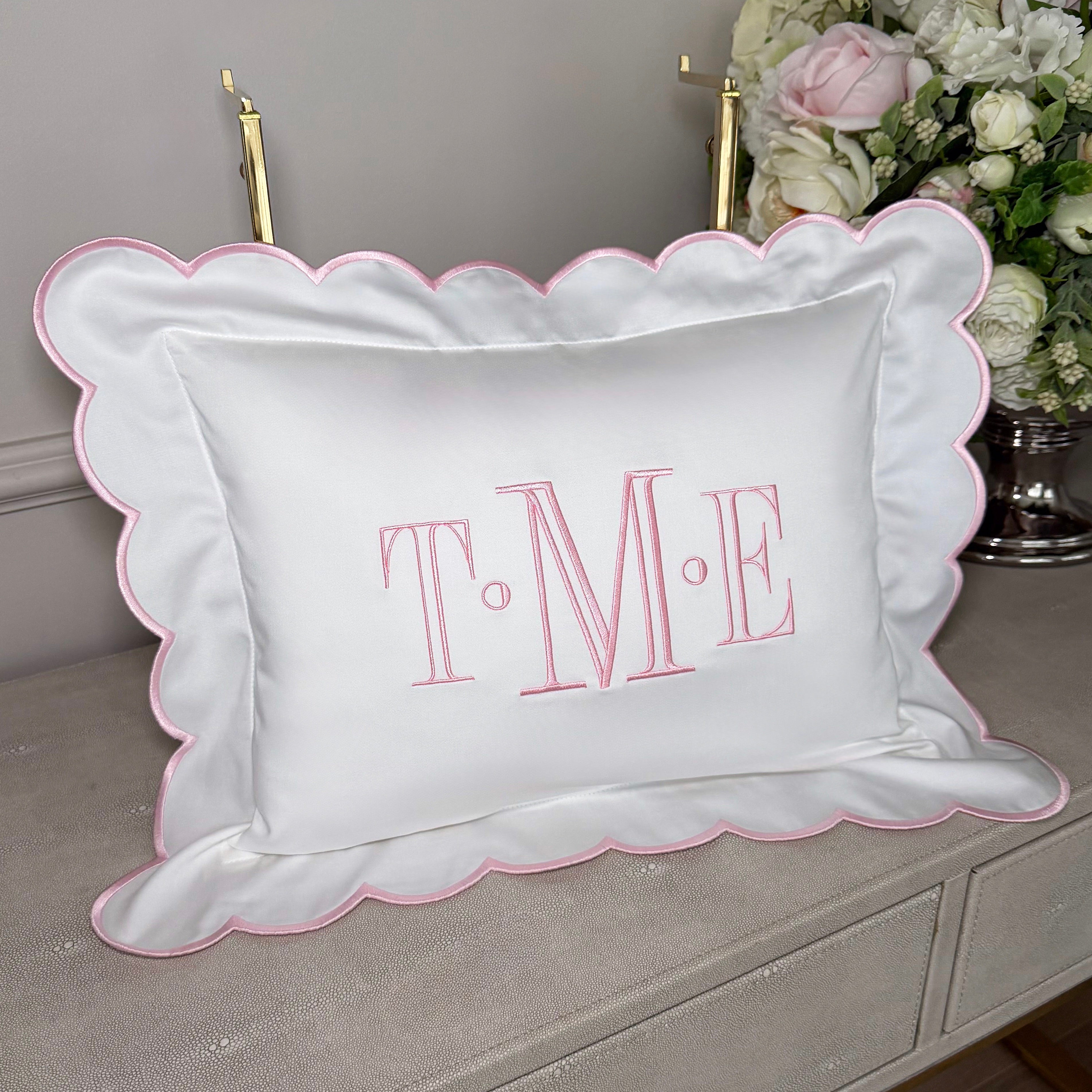 Embroidered Baby Pillow Personalized Scallop Pillow Sham, Baby Decor Personalized Monogram Nursery Pillow, nursery decor, embroidered baby name, embroidered baby girl pillow sham, baby gift, machine embroidered gifts baby, embroidered letter pillow, embroidered initial pillow, embroidered monogram pillow, childrens embroidered pillow, small embroidered pillow, embroidered name pillow, embroidered baby pillow, embroidered pillow custom, embroidered pillow sham